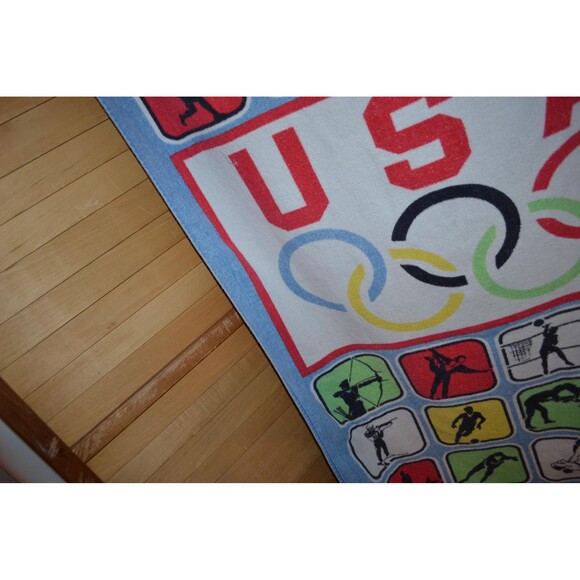 Olympics 1988 Beach Towel USOC Sports and Athletes - Picture 5 of 7